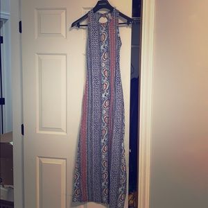 Pattern maxi dress